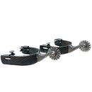 Espora Vinagre Billy 1 1/4" Preta com Detalhe e Roseta 3077 Inox