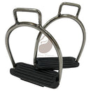 Estribo De Aço Inox Com Borracha De Aderência Confortável - Para Selas e Arreios