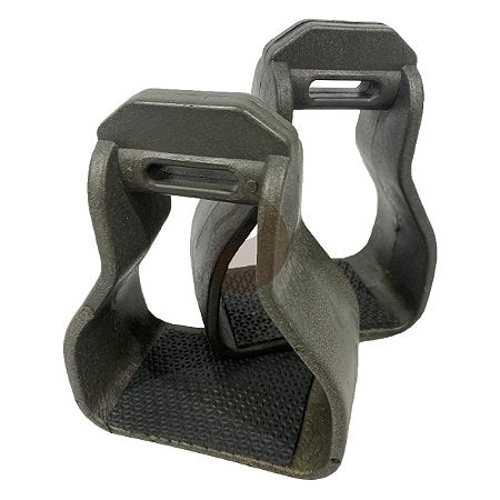 Estribo Largo de PVC Rígido Confortável - Para Selas e Arreios