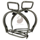 Estribo Em Aço Inox Salva-Vidas Com Destorcedor - Para Selas e Arreios